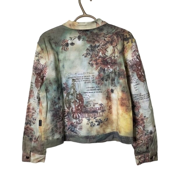 Impulse California Women's Jacket Size L Etropolian Operahouse All Over Print - Picture 2 of 6